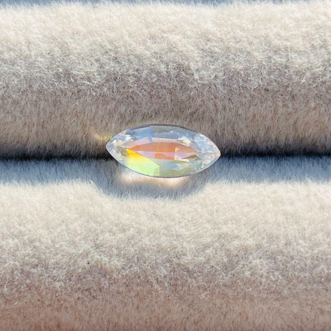 天然石　レインボームーンストーン　天然石リング　ルース　オーダーリング