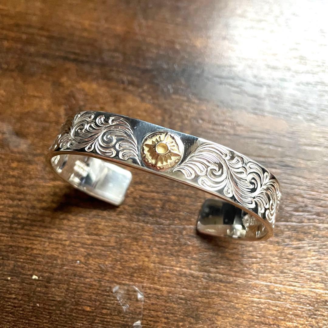 ハイランク　超美品　ほぼ新品級　アリゾナフリーダム　バングル　12mm k18
