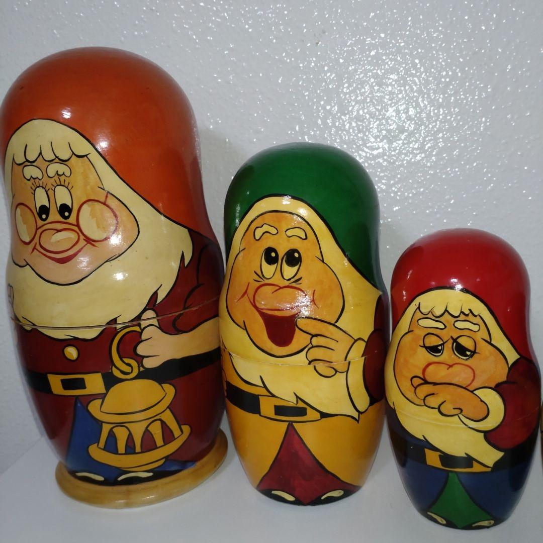 マトリョーシカ 7人のこびと 白雪姫 人形