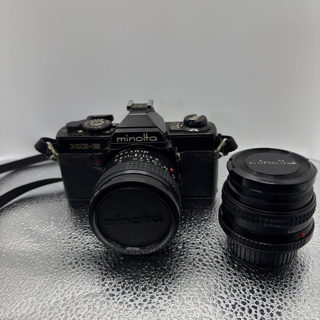 Minolta XG-E 一眼レフカメラ レンズ2本セット