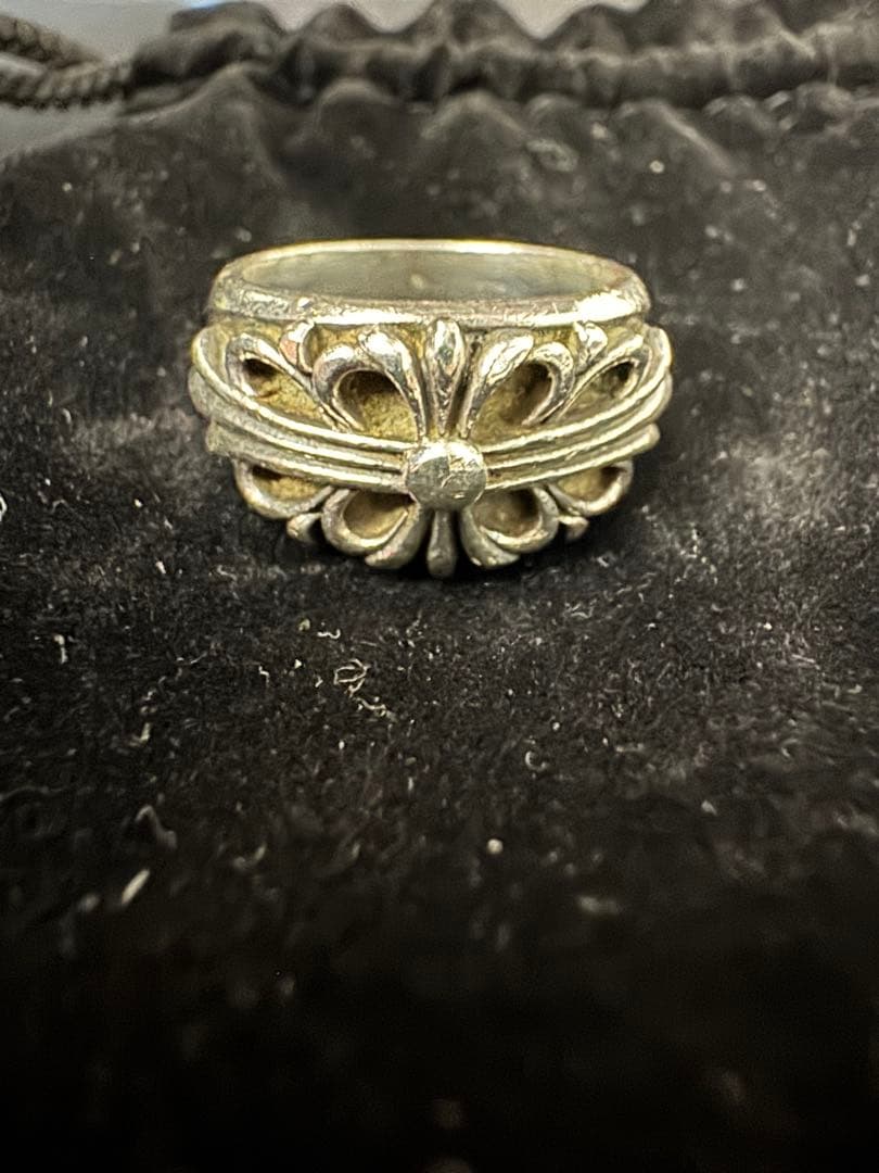 クロムハーツ　フローラルクロスリング