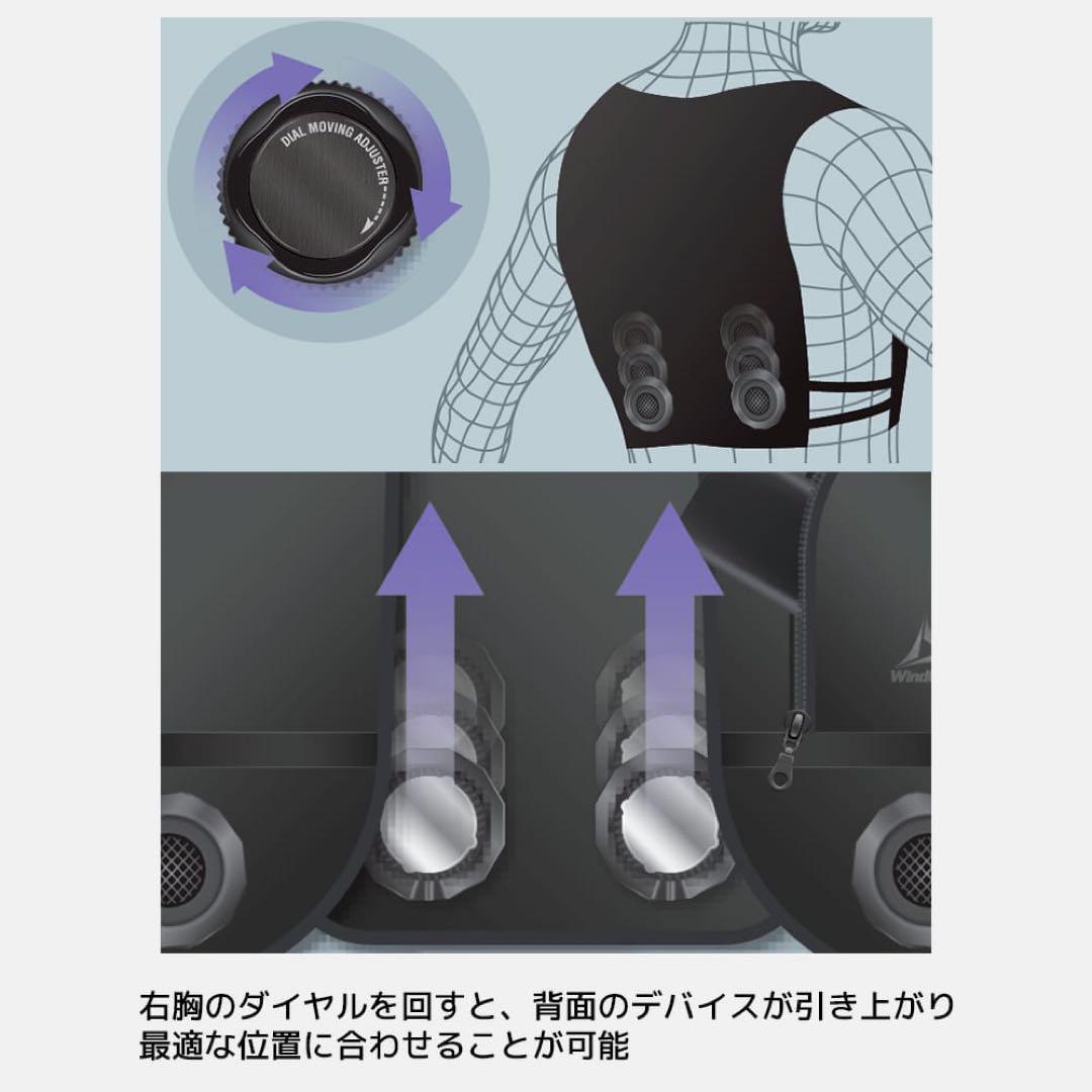 ワークマン　ウィンドコアアイス×ヒーターペルチェベストPRO2　787