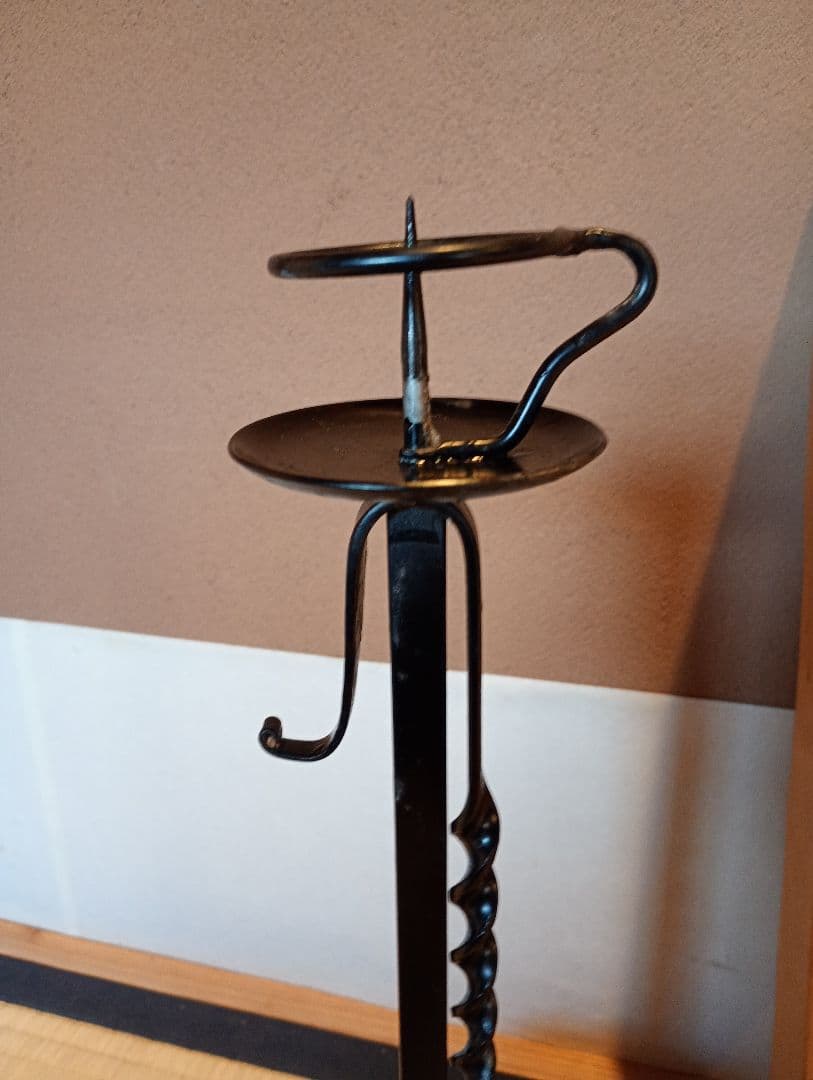 【茶道具】膳燭 夜咄道具 燭台 灯具　その他982