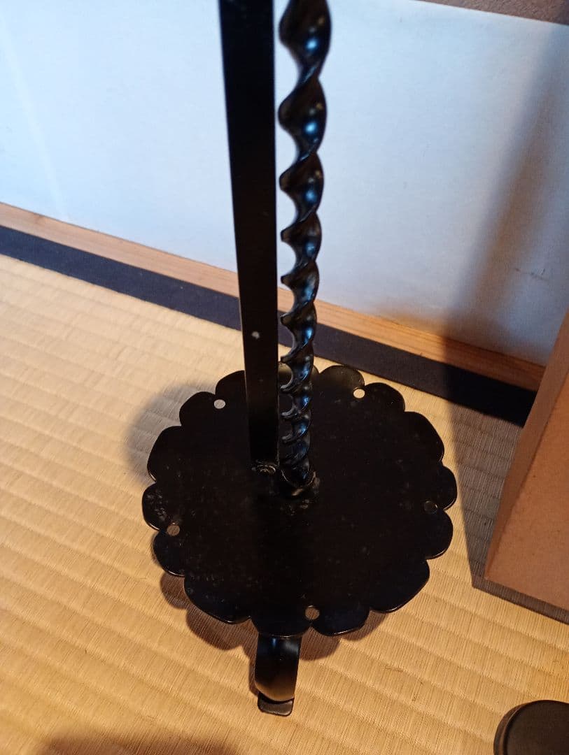 【茶道具】膳燭 夜咄道具 燭台 灯具　その他982