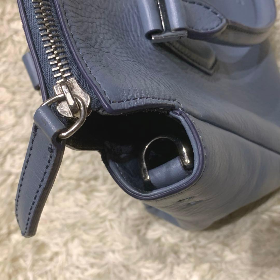 美品✨HIROFU ピアーチェ 2way シボ革 ショルダーバッグ