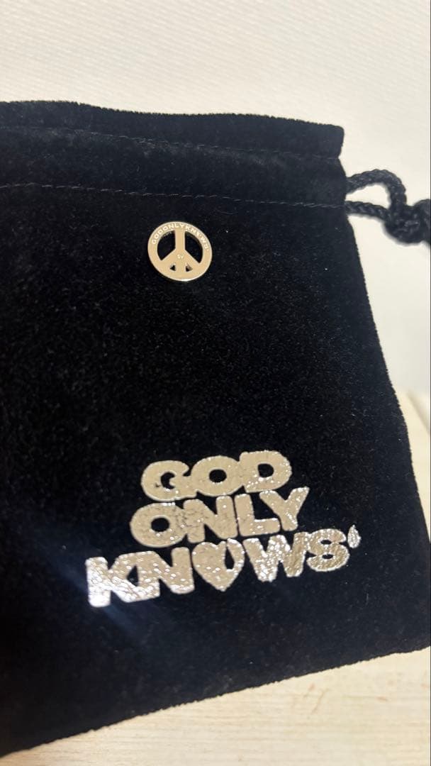 GOD ONLY KNOWS ピースマークパーツ