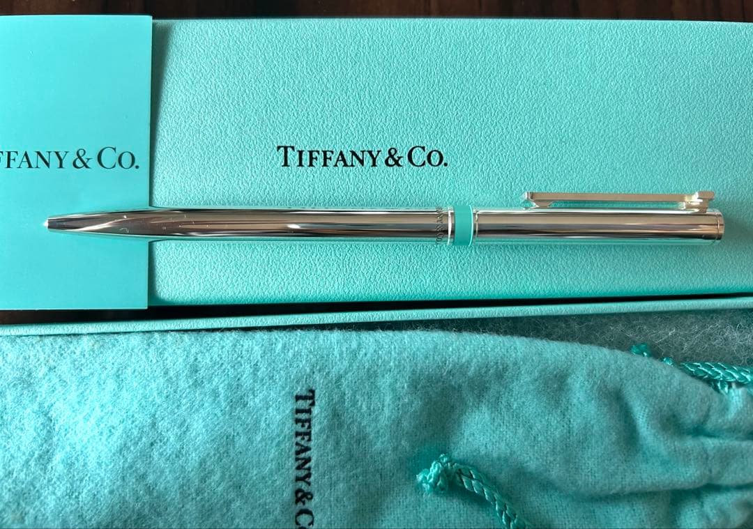 ふ*る様 ◾️新品　未使用　Tiffany Tボールペン ブルーバンド専用ケース