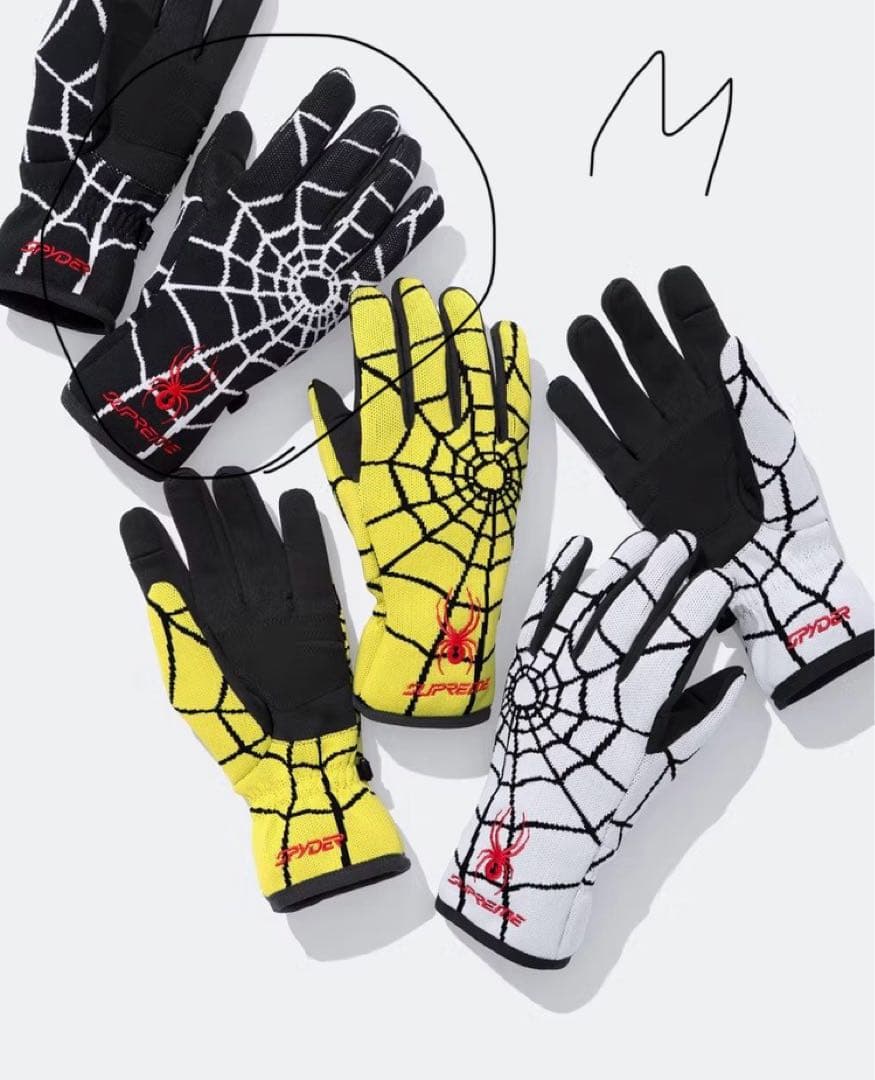 小物 Spyder Gloves Black M