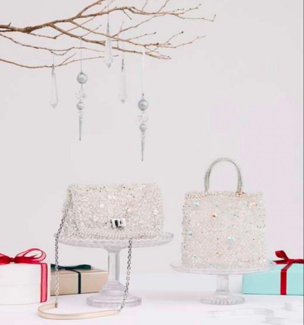 ANTEPRIMA 999コレクションクリスタルスクエアス モールピュアシルバー