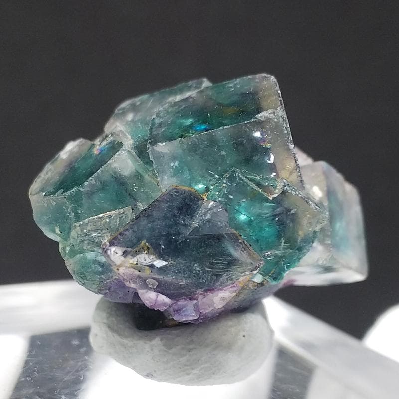 331 オコルス鉱山 フローライト クリア×ブルーグリーン 蛍石