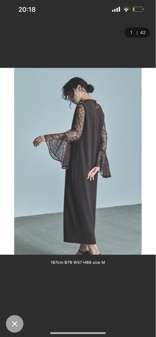 niana 結婚式 ワンピース Mサイズ