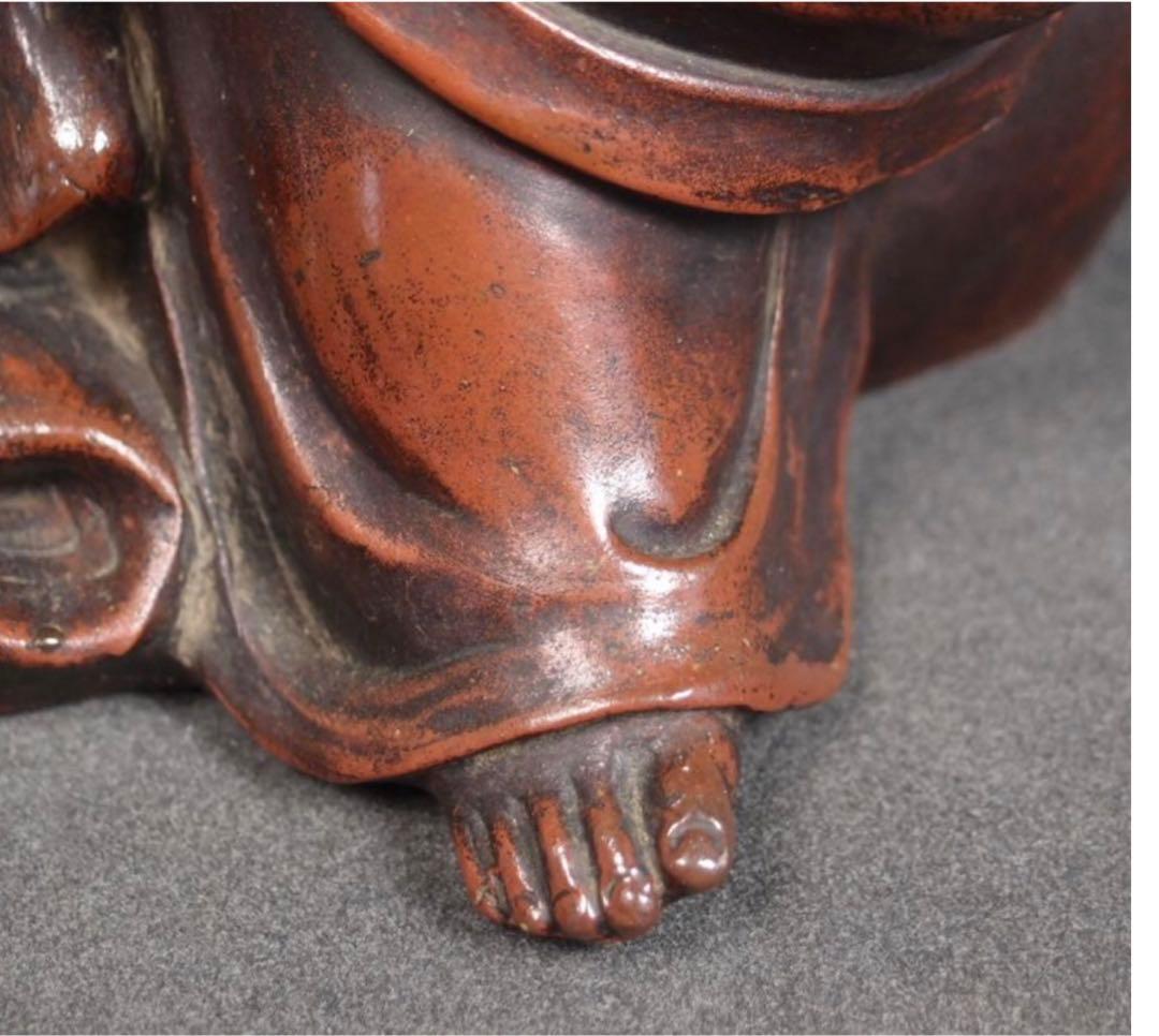 送料無料　値下げ中　江戸期古備前焼　伏香炉/置物