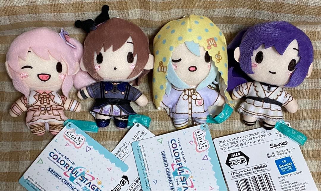 プロセカ　初音ミク×サンリオ　ふわぷちマスコット　ニーゴ　全4種セット