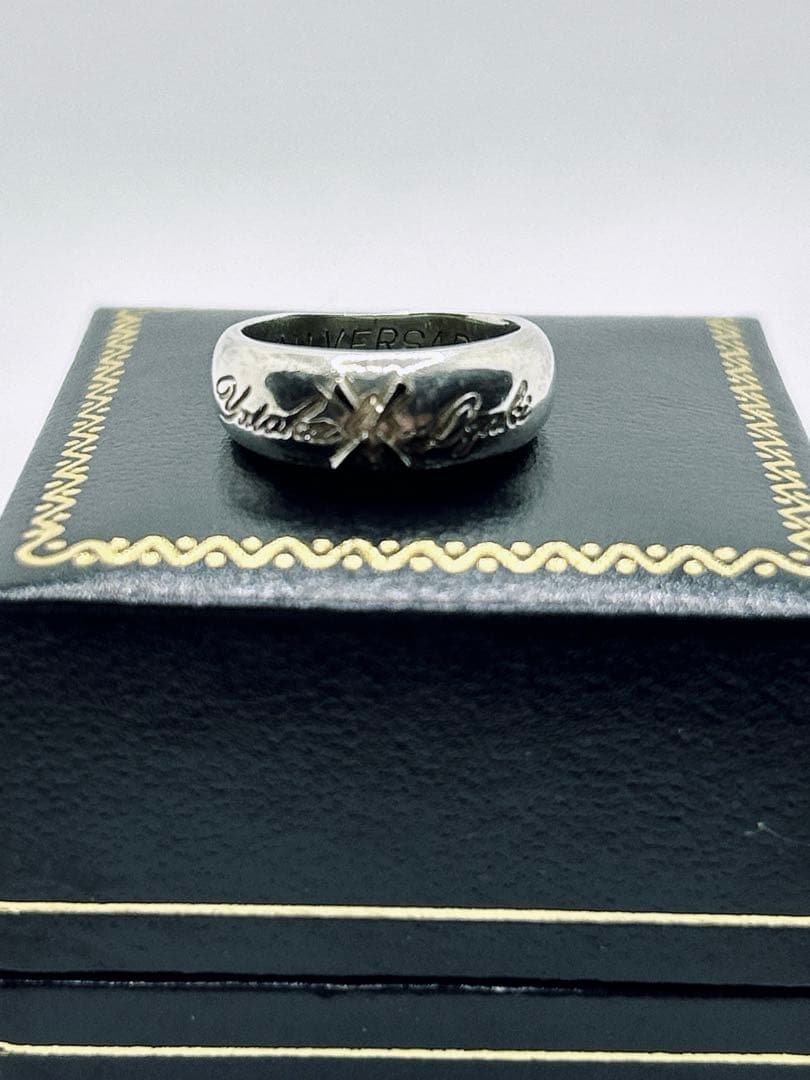 尾崎豊 デビュー10周年記念グッズ【希少品・シルバーリング限定500個】8号