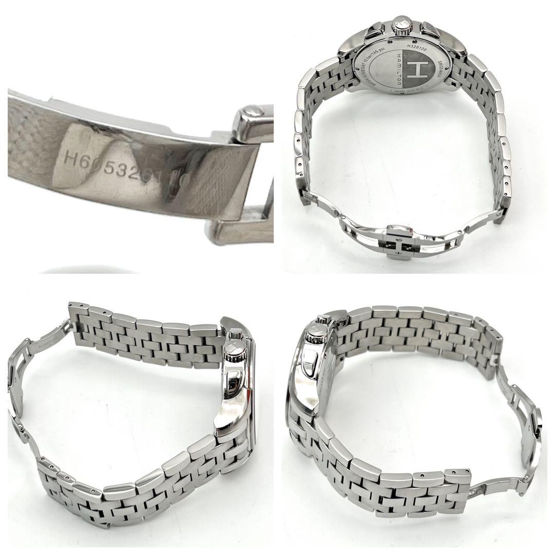 美品✨　ハミルトン ジャズマスター クロノグラフ クォーツ Ｈ326120 QZ