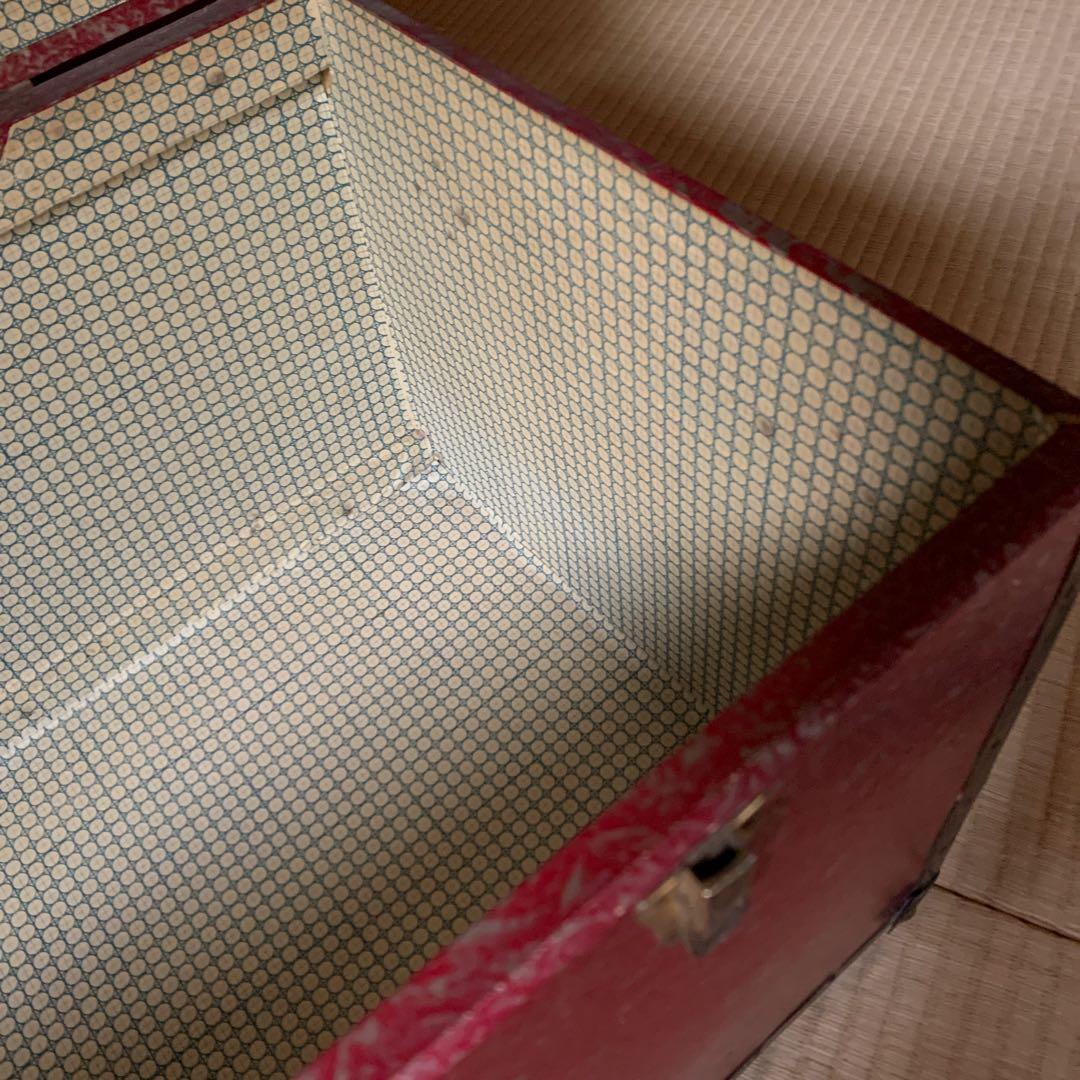 アンティーク BOX 箱 収納 衣装入 一段
