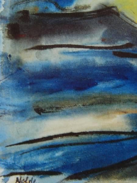 エミール・ノルデ、HUGELN、海外版超希少レゾネ、新品額付