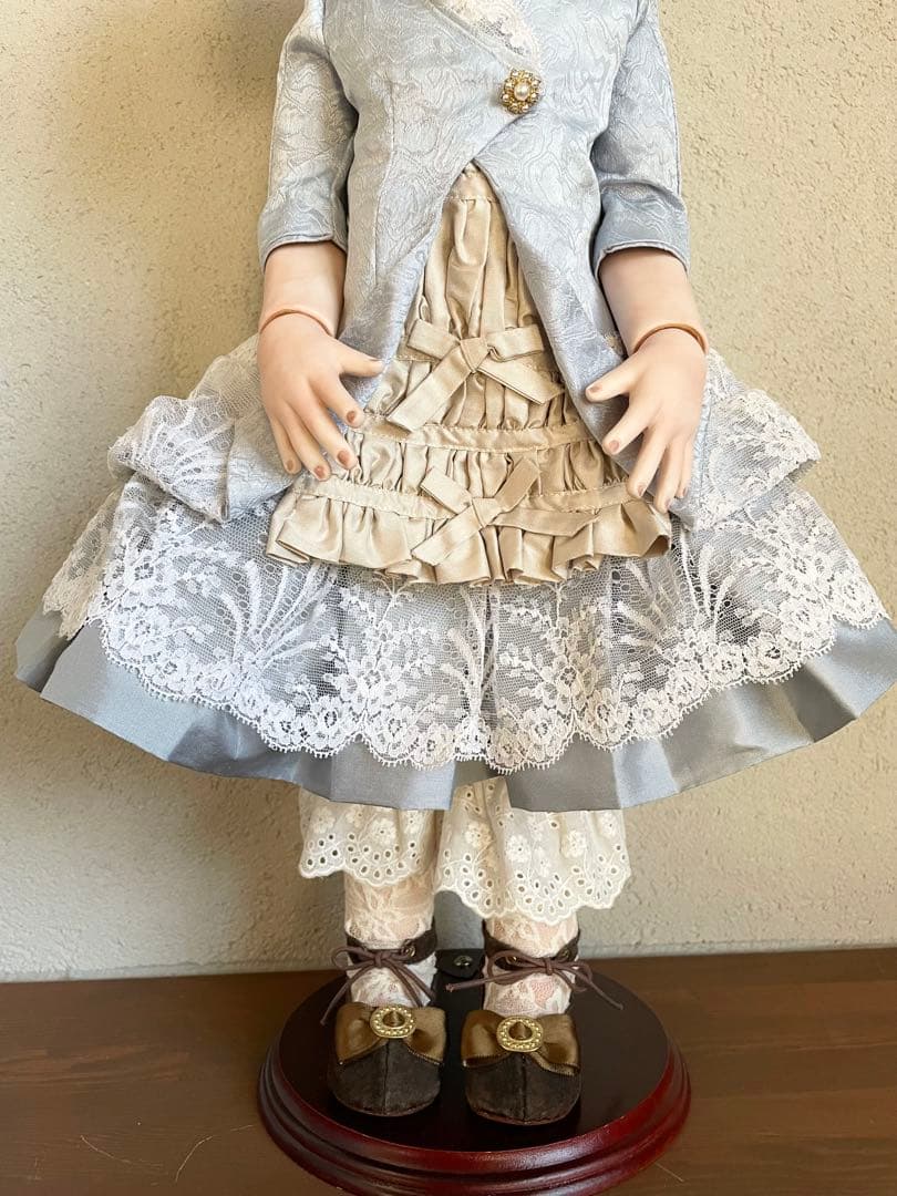 ビスクドール ハンドメイド 創作人形 アンティークドール テディベア ビクトリア