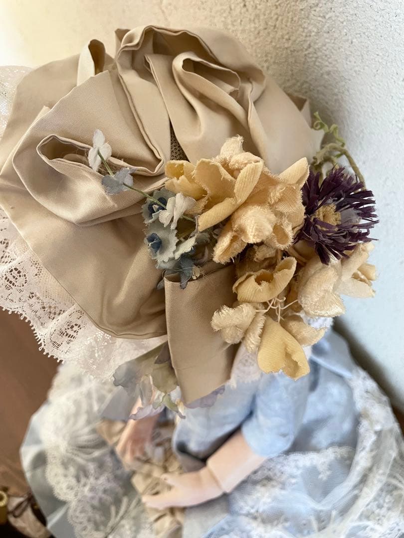 ビスクドール ハンドメイド 創作人形 アンティークドール テディベア ビクトリア