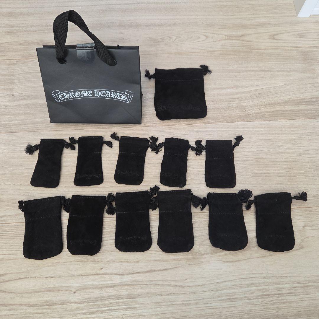 chrome hearts クロムハーツ　革袋　巾着　12枚