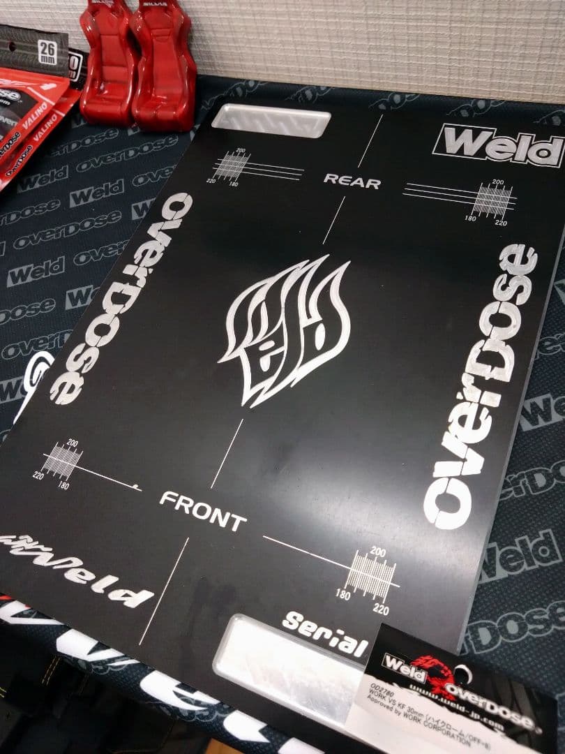 overdose weld オーバードーズ セッティングボード ヨコモ ラジコン