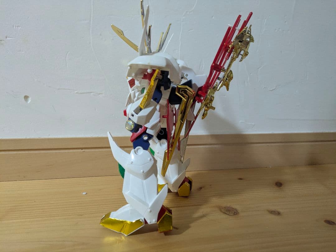 sdガンダム 超機動大将軍 天鎧王 輝龍頑駄無 2体セット 組立済 ジャンク