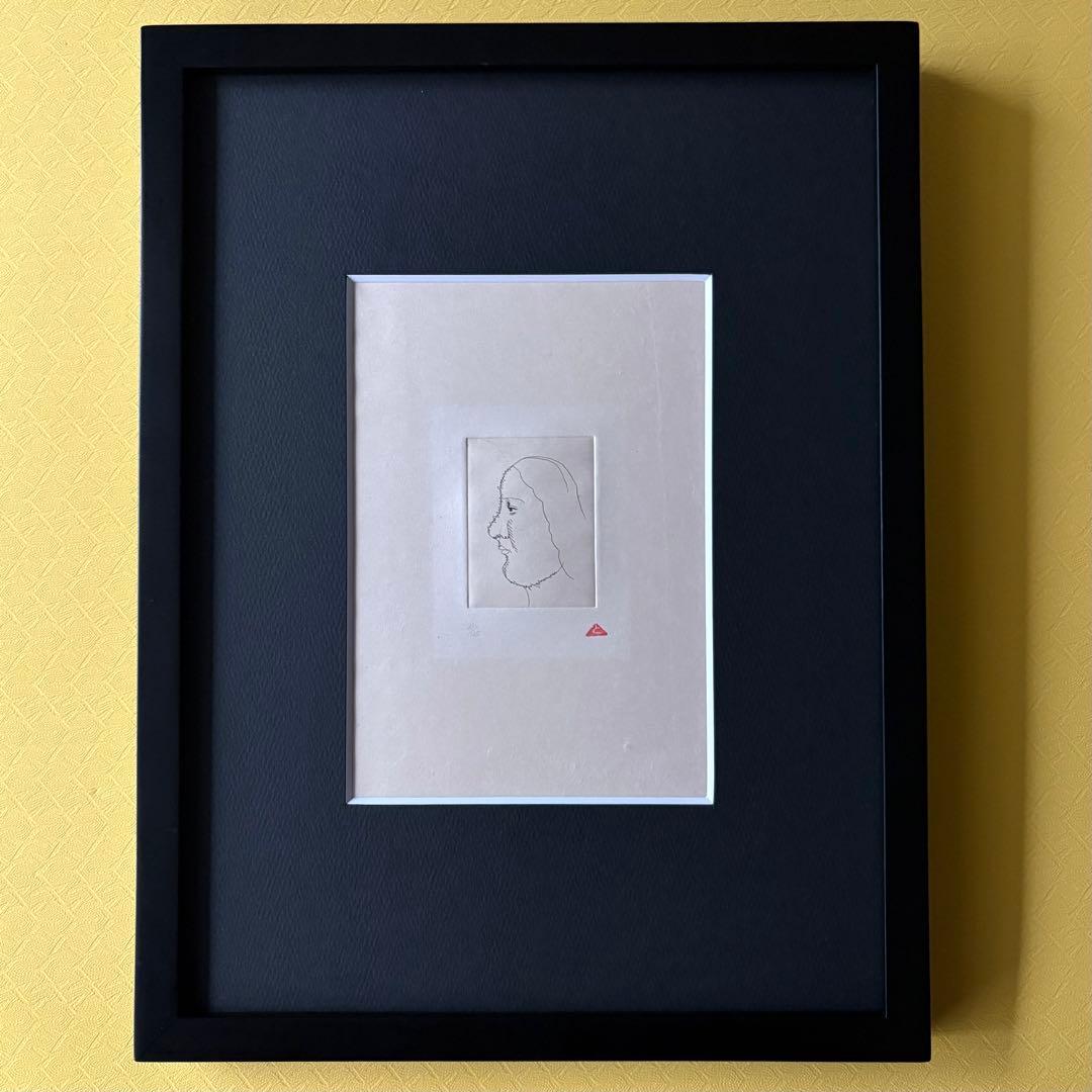 有元利夫　ノートブック1985　額装済み　銅版画