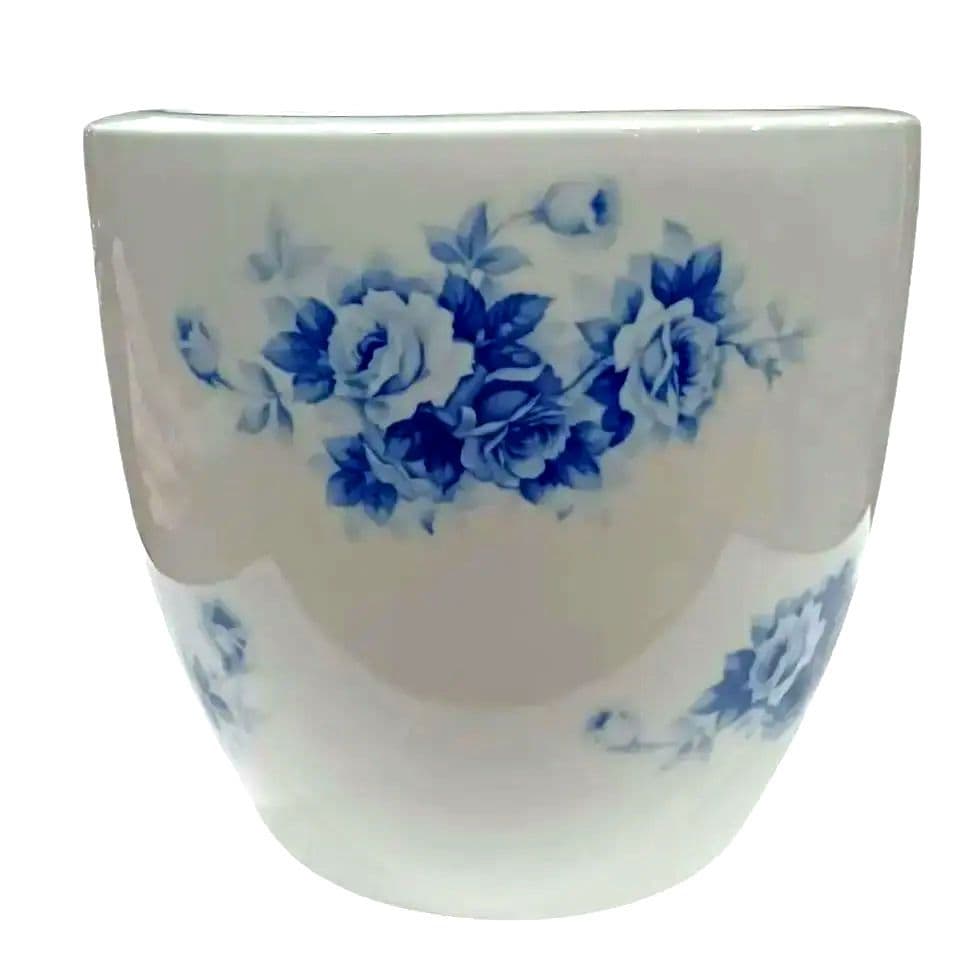 オールドノリタケ　火鉢　ブルーローズ　①