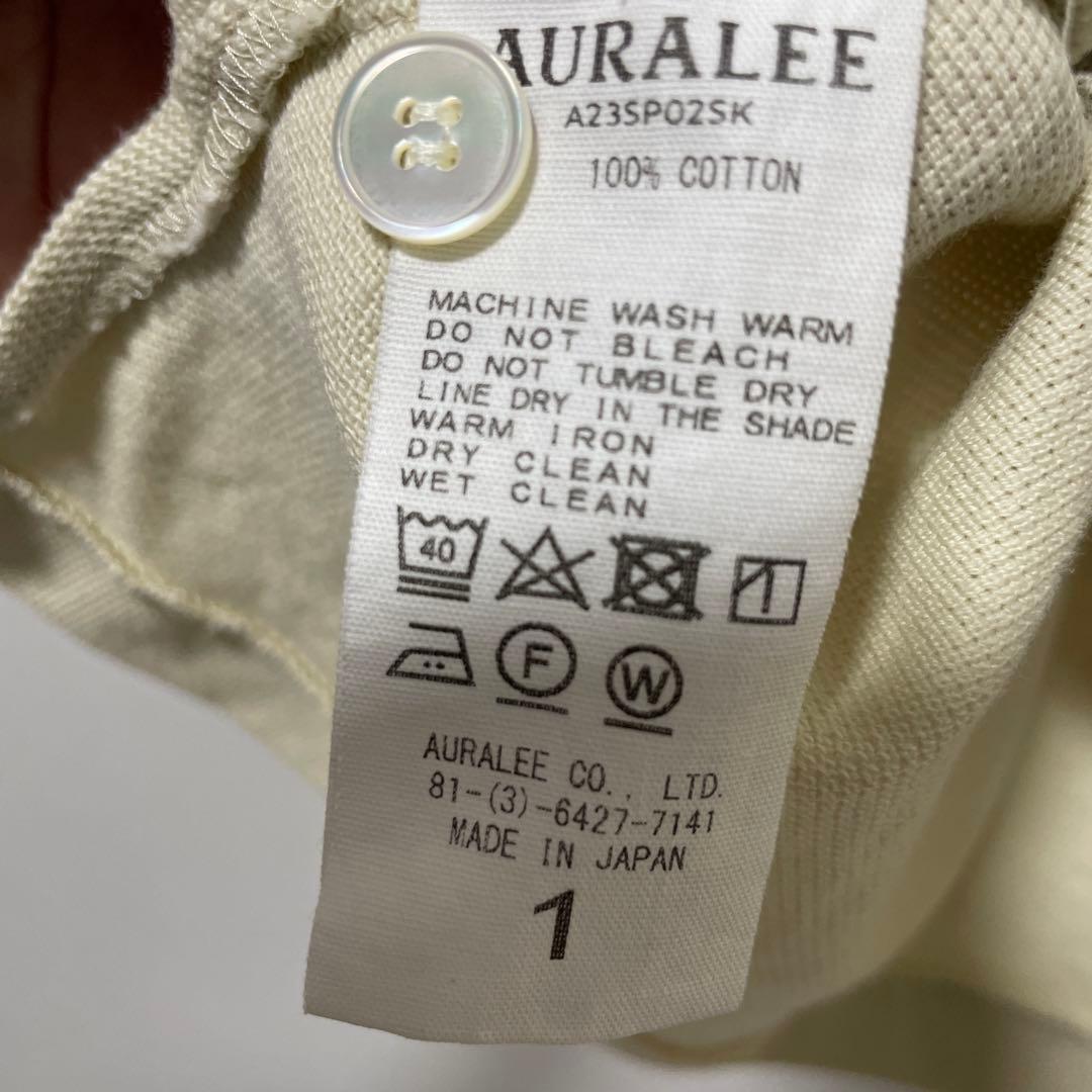 2023ss AURALEE オーラリー　半袖　ポロシャツ