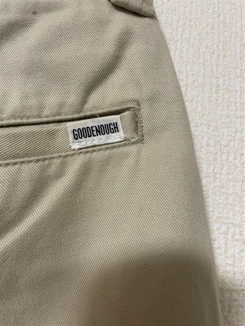 希少　初期GOODENOUGH　初期グッドイナフ　チノパンツ　ベージュ　Ｌ