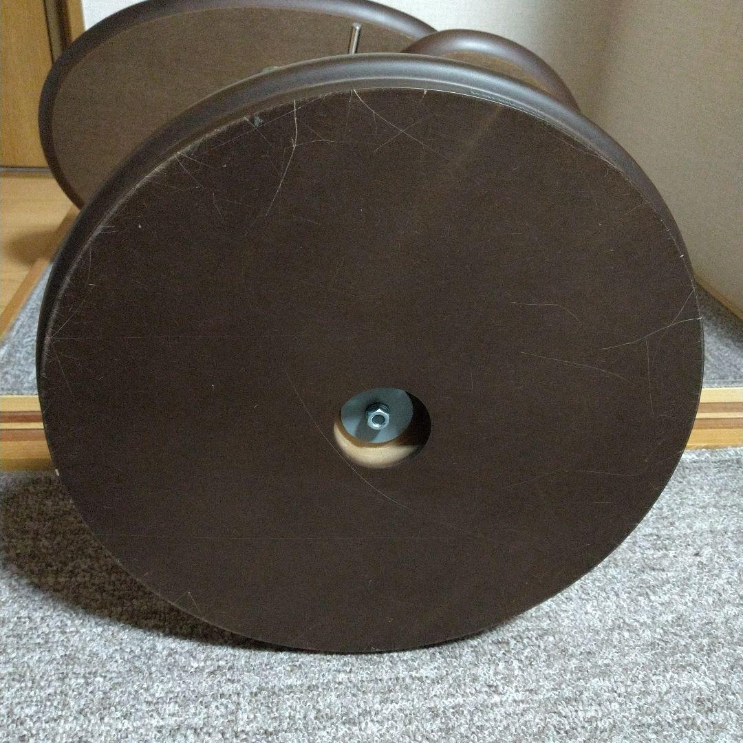 希少 美品 カリモク 油圧式昇降サイドテーブル