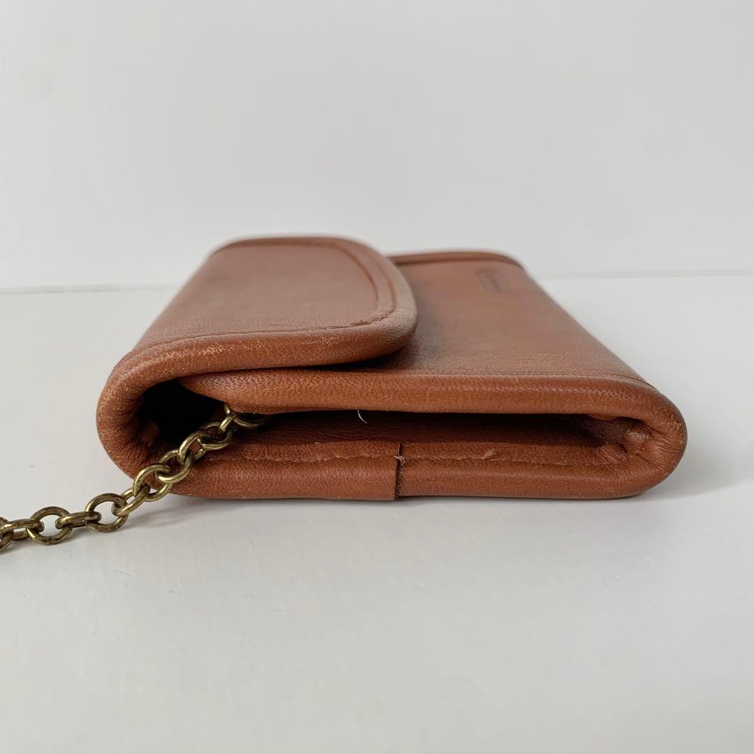 【オールドコーチ】COACH ケース　小銭入れ　ブラウン　キャメル　レア