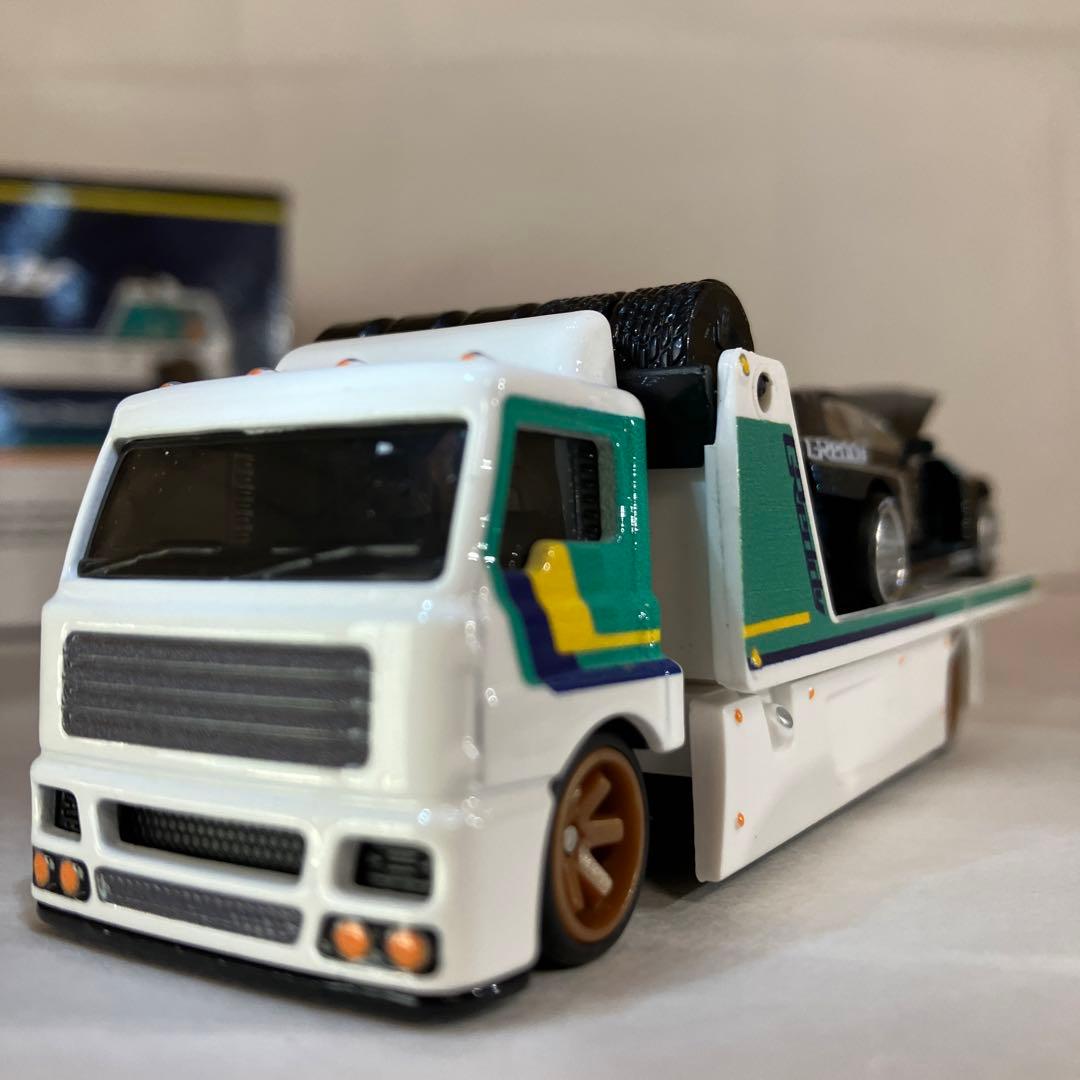 MINI GT☆街道ハウス／ホットウィール ⭐️グレッティ日産34R／積載車✨