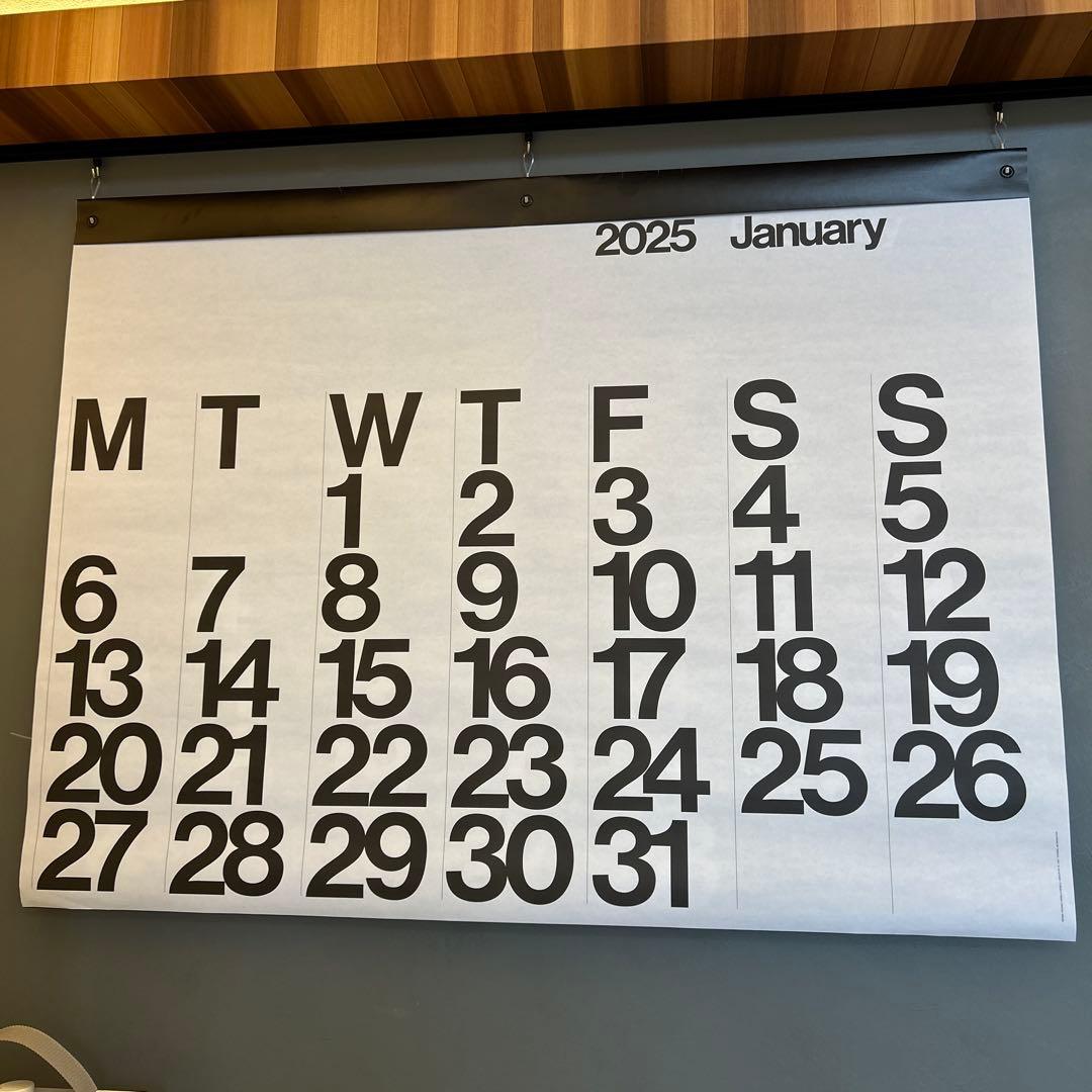 [美品]stendig 2025ビッグサイズカレンダー moma