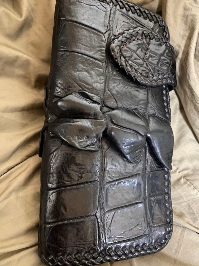 メンズ長財布スカル