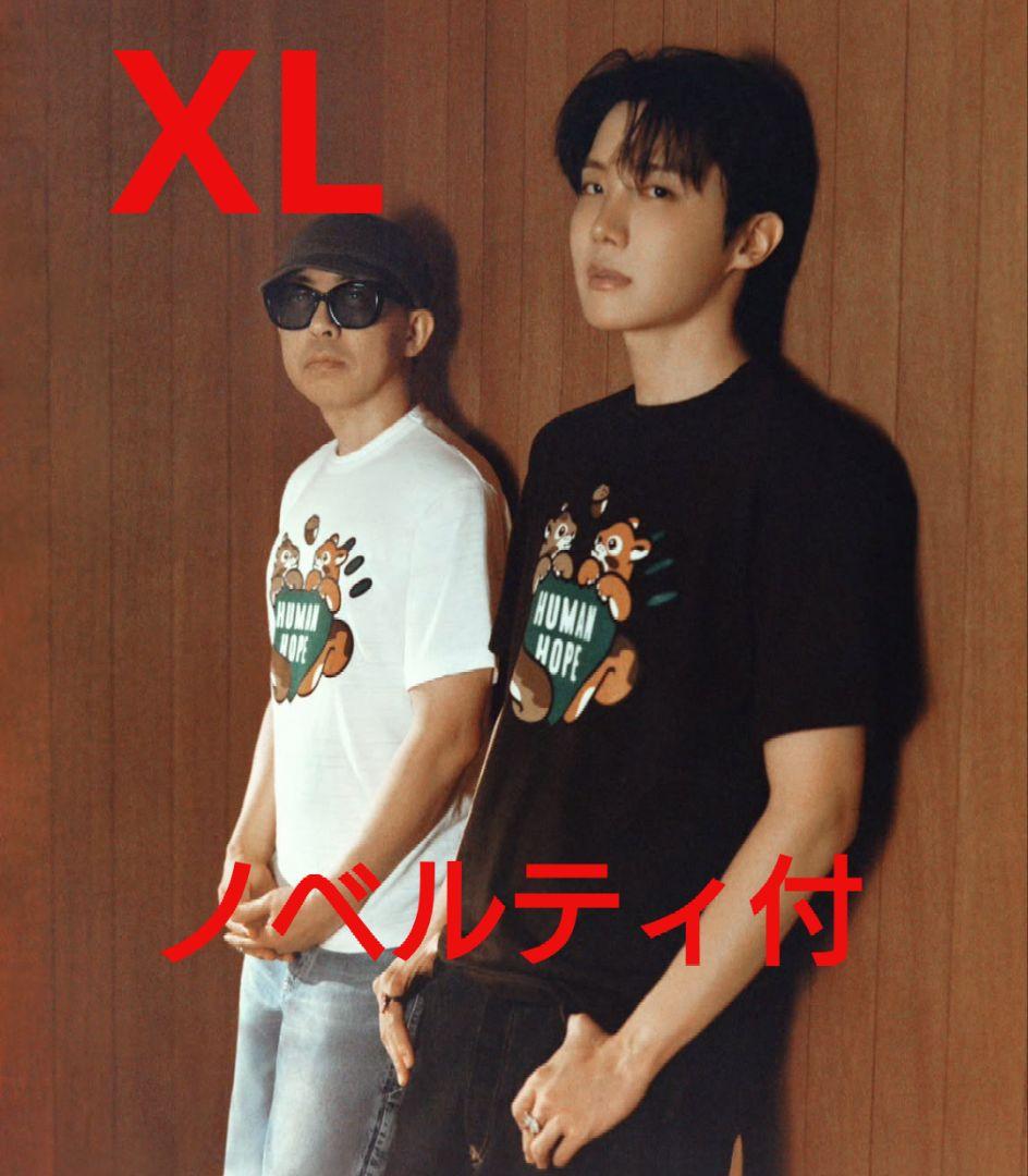 HUMAN HOPE GRAPHIC T-SHIRT 黒/XL ノベルティ付き