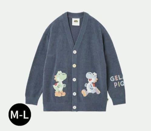 gelatopique ヨッシージャガードカーディガン