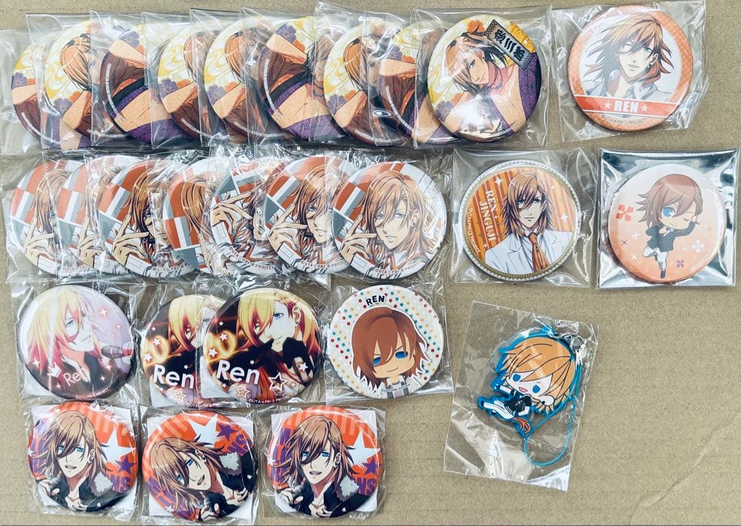 うたプリ 神宮寺レン スタリ 缶バッジ リングライト etc