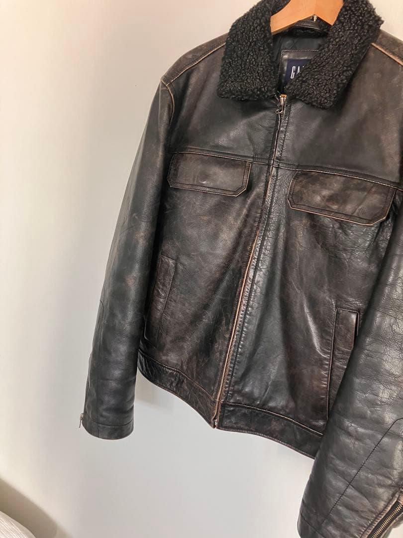 限定出品 OLD GAP 米国版　cow leather