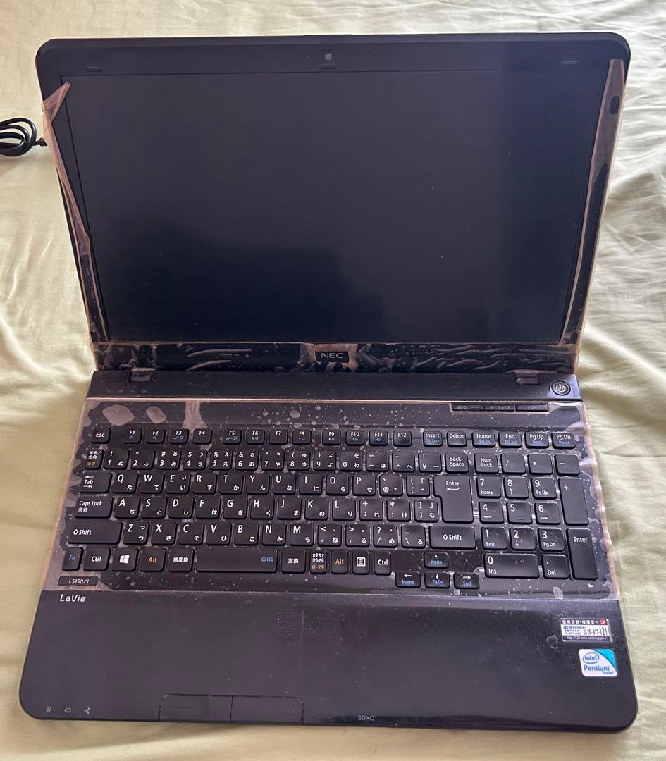 NEC、LS150JS6B、15.6インチ、ノートPC 本体 ACアダプター付