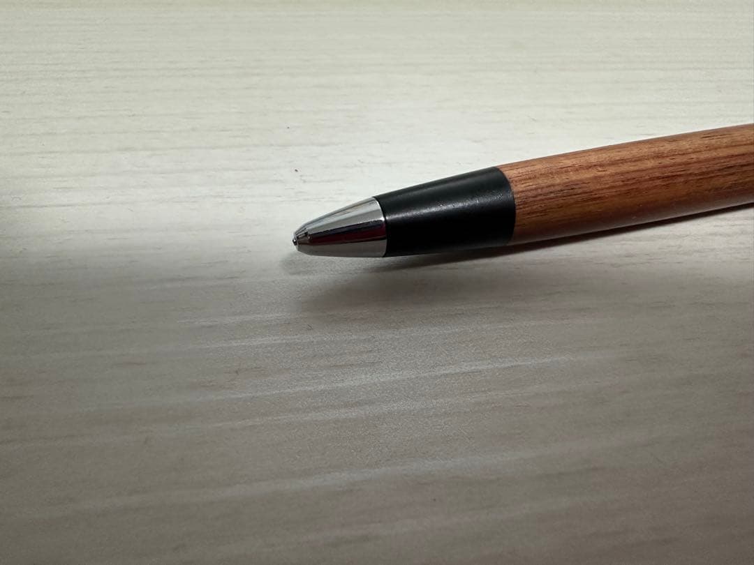 野原工芸　木のシャープペンシル 限定杢 チューリップウッド シルバー金具