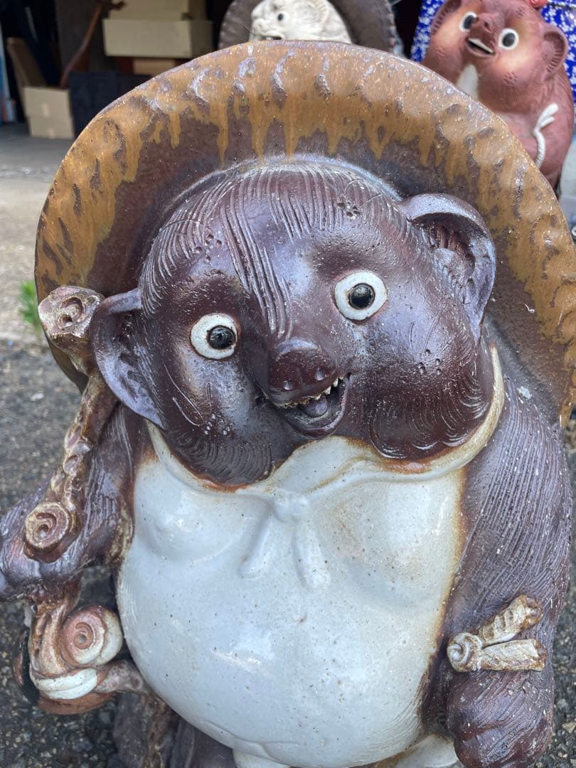 信楽焼 狸 置物（招福狸）高さ約50cm