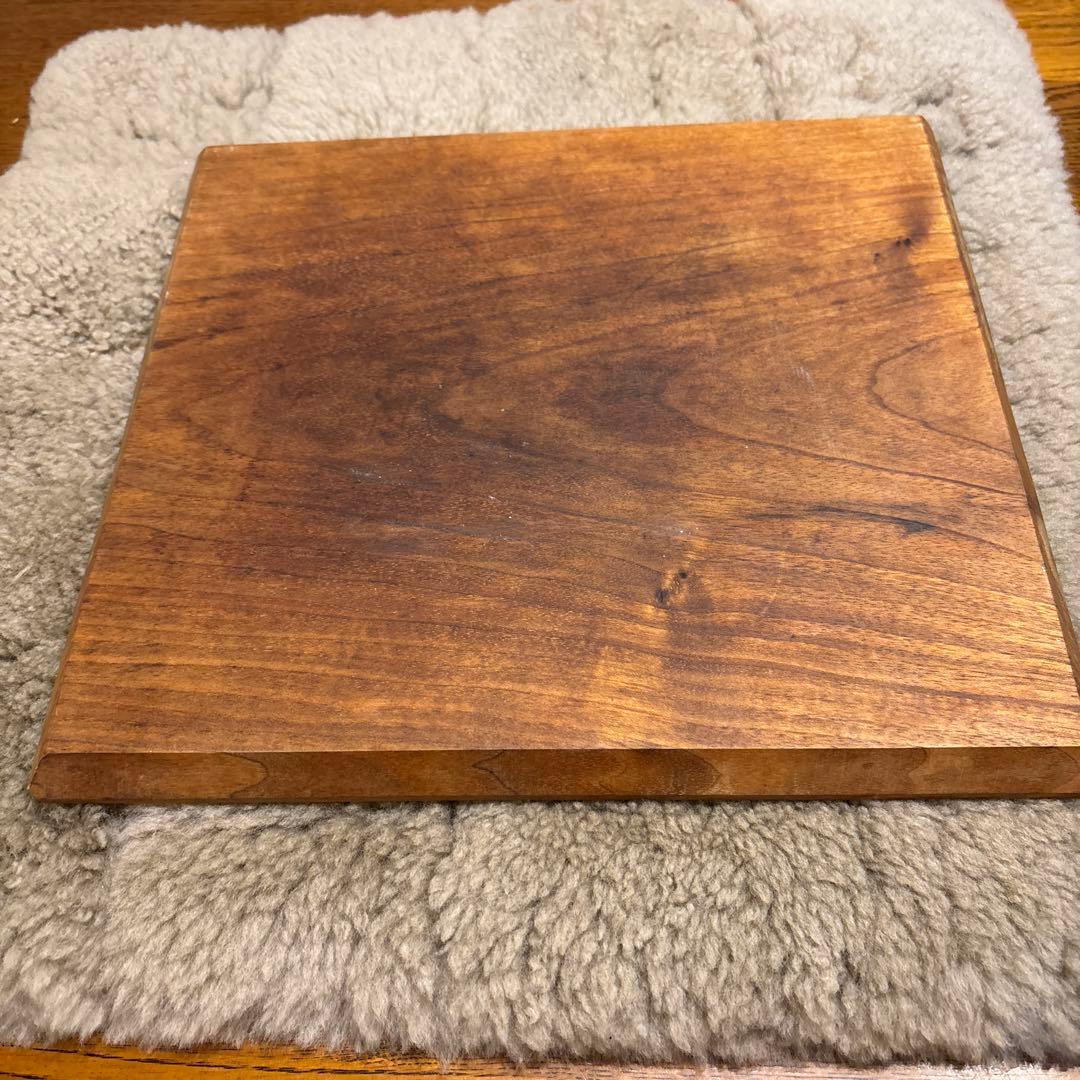 小沢賢一　くるみの角トレイ　トレー　一人膳