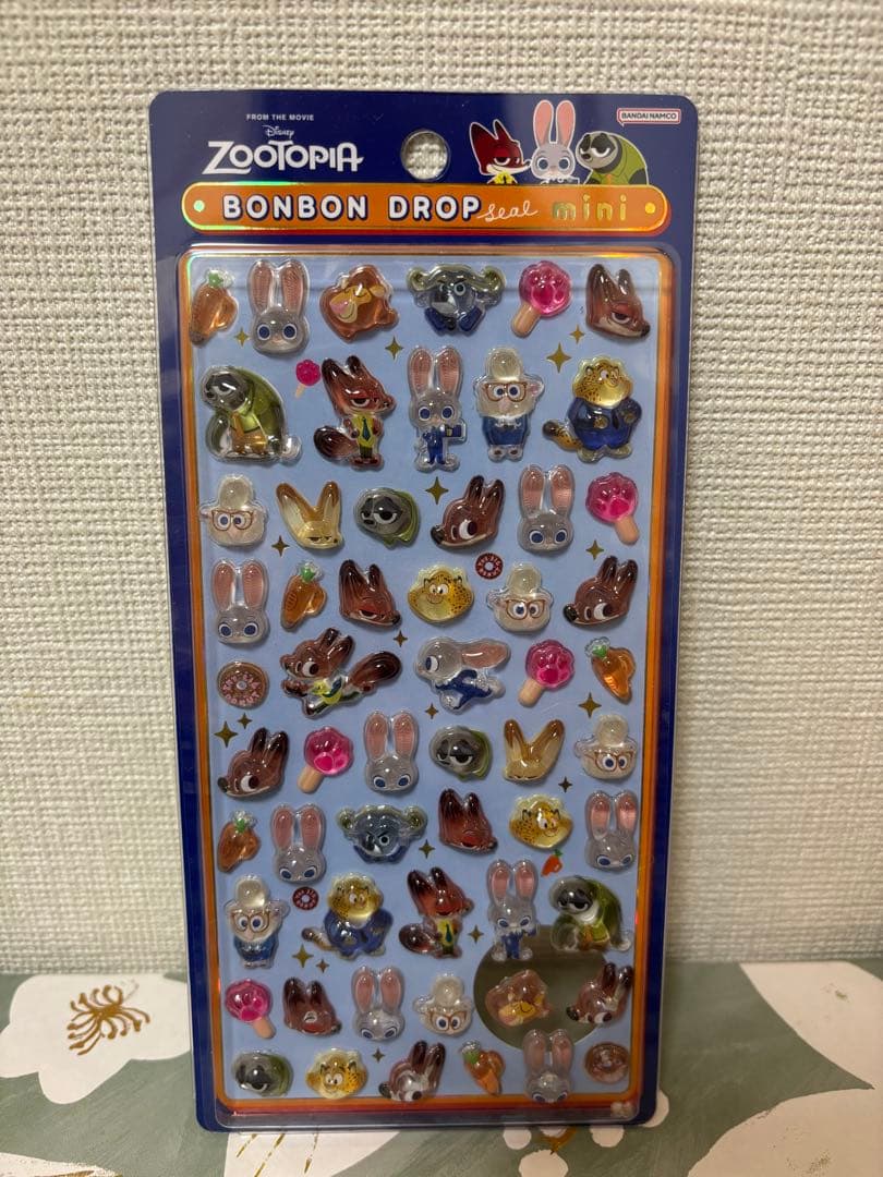 【即日発送】ディズニー ボンボンドロップシールmini 7点セット