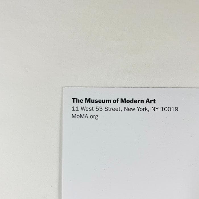 限定マット額装品/11 West 53/ジュリアン・オピー