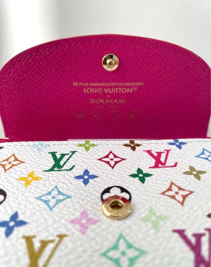 完売品❗️新品、未使用　ルイヴィトン　ポルトモネロザリ　村上隆　マルチカラー財布