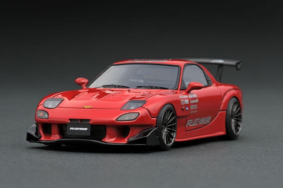 イグニッションモデル 1/43 マツダ RX-7 FD3S RE雨宮 レッド