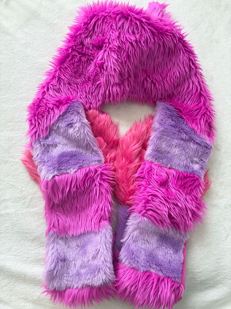 ディズニー　チェシャ★ファンキャップ　マフラー　帽子★防寒　手袋