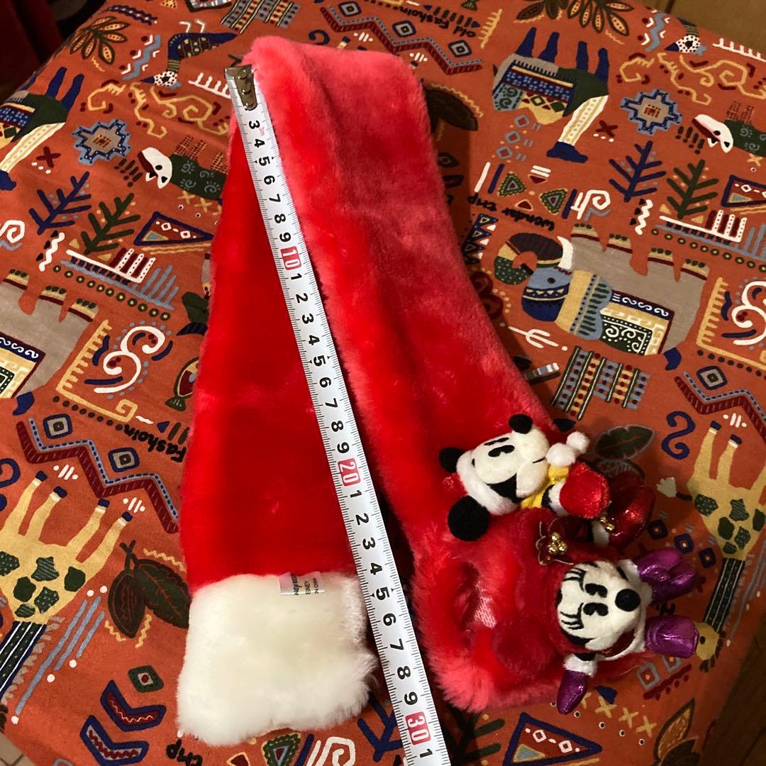クリスマス　マフラー　ミッキー&ミニーマウス　ディズニーリゾート
