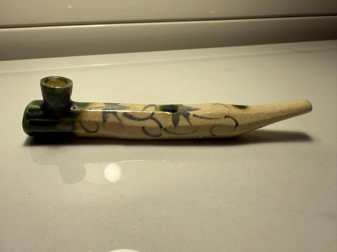 美濃焼 幸兵衛窯 織部 煙管 喫煙具 加藤幸兵衛 キセル 茶道具 工芸品